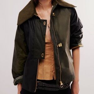 NWT | Barbour | Patch Drummond
Waxed Jacket | Fern / Archive Olive